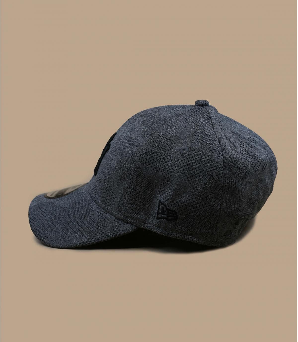 casquette NY gris noir